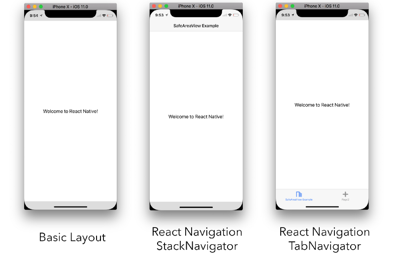  safeareaview in react native